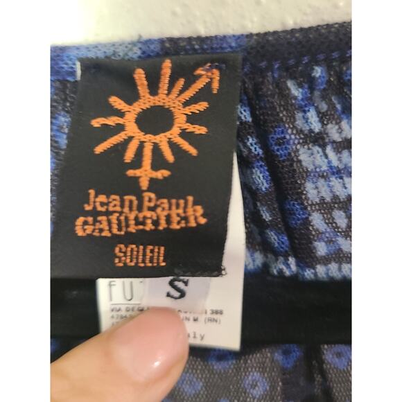 SUPER RARE JEAN PAUL GAULTIER MESH HIGH LOW TOP / TUNIC / COVER UP Size S - Picture 12 of 16